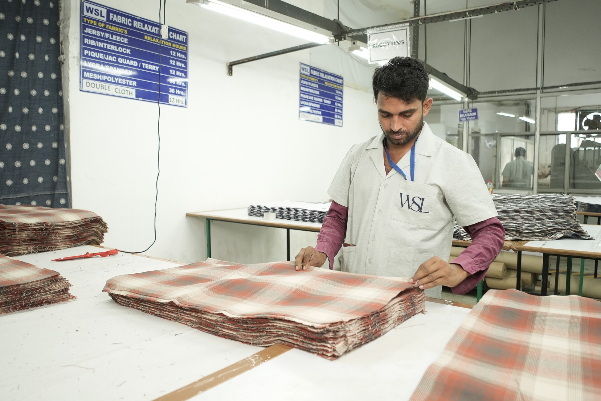 Fabric development and cutting process
