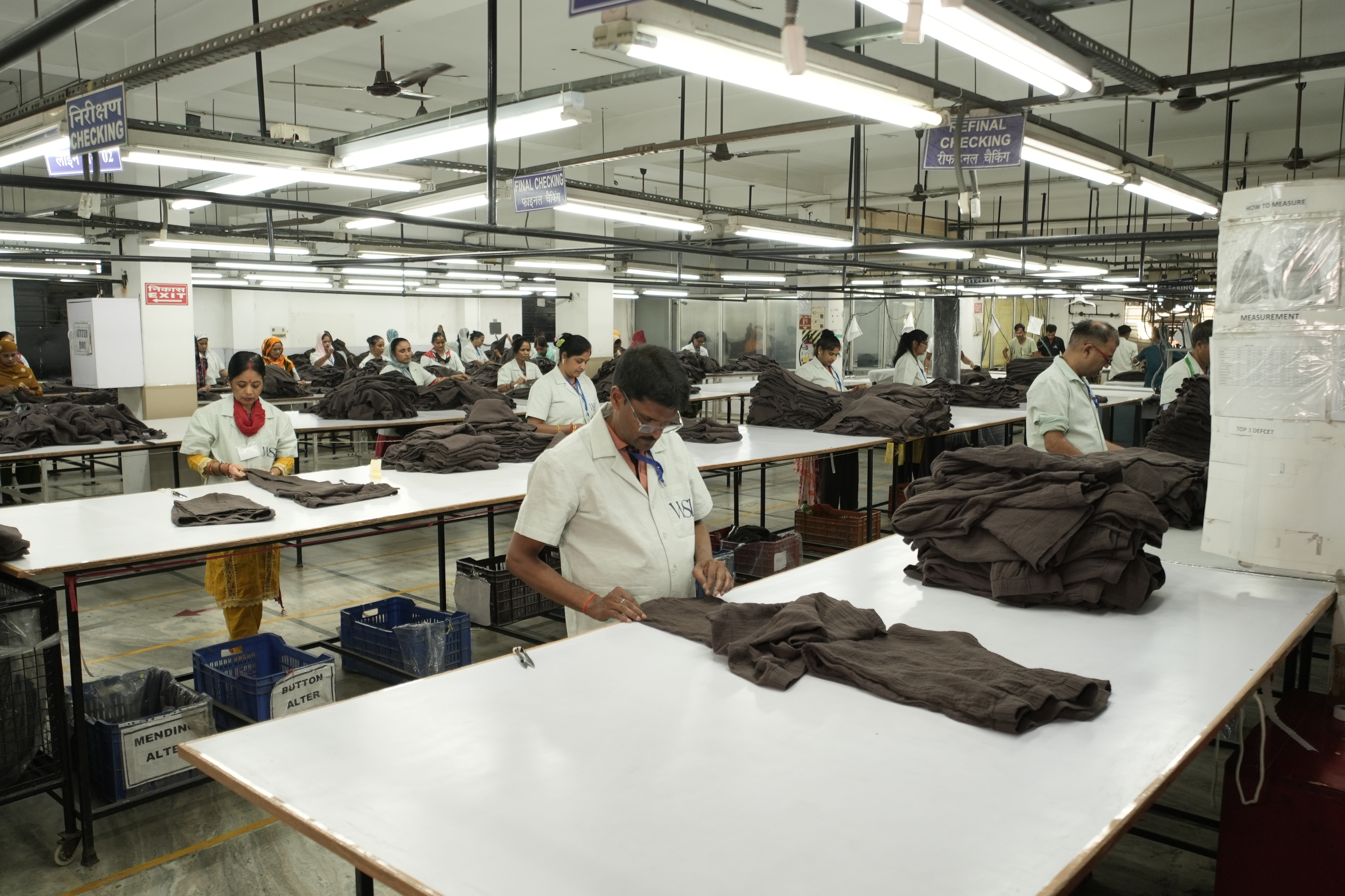 Fabric development and cutting process